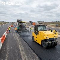 ACE ATL2030H Compacteur routier hydraulique pneumatique 20-30 tonnes à pneus en caoutchouc pour la construction routière et l'asphalte, avec moteur et pompe