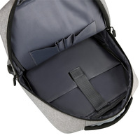 Sac à dos étanche en polyester pour hommes d'affaires, sacoche pour ordinateur portable de voyage d'école avec usb, vente en gros