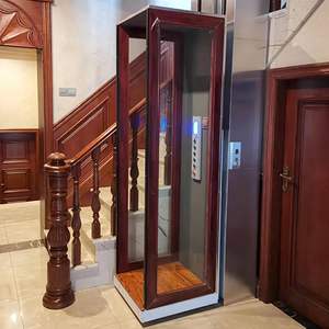 Kualitas Terbaik 400kg 2-4 orang listrik Lift rumah Villa Home Lift dengan harga pabrik - Product Image 2