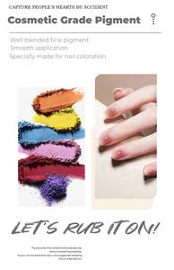 MyBeautyNails-polvo acrílico con logotipo personalizado, degradado sólido a granel, paleta de Polvo de pigmento comprimido - Product Image 5