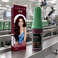 Crème colorante permanente pour cheveux Bourgogne à base de plantes, qualité cosmétique, couvre les cheveux gris, fabrication directe usine OEM, marque privée, logo personnalisé