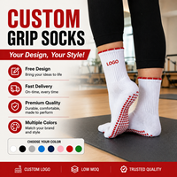Chaussettes de yoga antidérapantes et antibactériennes personnalisables pour femmes, collection été, marque privée