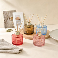 Diffuseur de parfum d'ambiance pour la maison, aromathérapie, huile essentielle, parfum longue durée, désodorisant, purificateur d'air, 120 ml, ensemble de diffuseurs à bâtonnets