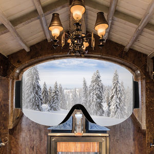 工厂防风泡沫填充滑雪运动护目镜 UV400 防护球形磁性双层防雾定制滑雪护目镜 - Product Image 5