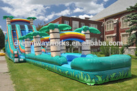 Toboggans aquatiques gonflables de haute qualité de 40 pieds, petit toboggan aquatique gonflable, toboggan aquatique gonflable à vendre