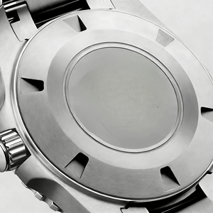 Montre de plongée entièrement noire avec cadran gris foncé, lunette rotative et index lumineux Longinesing - Product Image 3