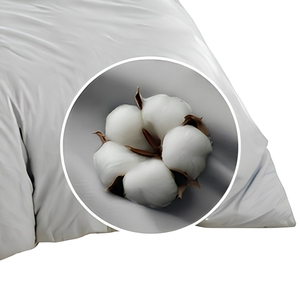 Dreamzie - Juego <span class=keywords><strong>de</strong></span> Ropa <span class=keywords><strong>de</strong></span> <span class=keywords><strong>Cama</strong></span> <span class=keywords><strong>de</strong></span> Algodón, <span class=keywords><strong>Funda</strong></span> Nórdica <span class=keywords><strong>de</strong></span> 150/<span class=keywords><strong>160</strong></span> cm, 220x240 cm, con Cierre + 2 Fundas <span class=keywords><strong>de</strong></span> Almohada <span class=keywords><strong>de</strong></span> 65x65 cm, Reversible, Color Gris Claro - Product Image 2