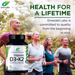 Factory Customized Natural D3+K2 Herbal Biological Extract Nutrient Supplement Capsules Factory Customized Natural D3+K2 Herbal