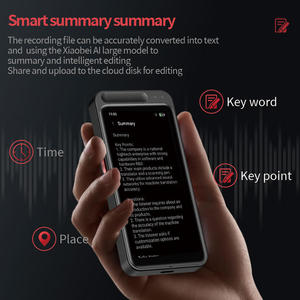 Enregistreur vocal intelligent M3 avec traduction IA pour réunions d'affaires, traduction <span class=keywords><strong>en</strong></span> ligne et hors ligne, écran tactile portable, mémoire 80 Go - Product Image 5
