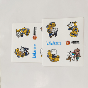 Tùy chỉnh Glossy Vinyl Kiss-cut Sticker không thấm nước dính giấy carton nhãn nến bao bì tùy chỉnh in thiết kế dễ thương - Product Image 2