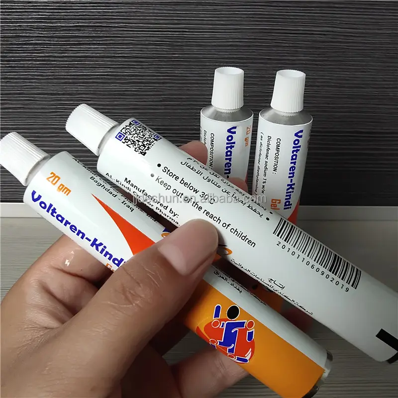 Custom 40ml 50ml 60ml 80ml Freckle Removing Cream Aluminum Made Collapsible Tube Cosmetic Facial Mask Paste Hose