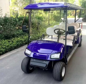 Voiturette <span class=keywords><strong>de</strong></span> <span class=keywords><strong>golf</strong></span> électrique 6+2 places 60V/72V avec batterie au lithium, homologuée pour la route, boîtes latérales personnalisées, certifiée CE, 30-50 km/h - Product Image 5