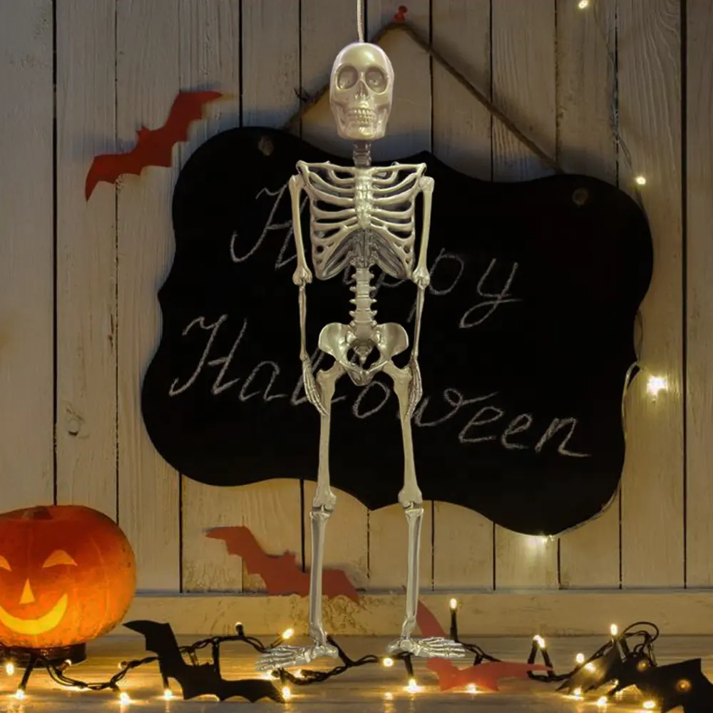 36 "Halloween Esqueleto Humanos Corpo Pendurado Ornamento Halloween Party Home Bar Casa Assombrada Props Decoração Assustador