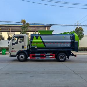 Camión de basura de cocina de alta eficiencia para recoger residuos de alimentos sólidos y líquidos restaurante Vehículo de basura gran oferta - Product Image 6