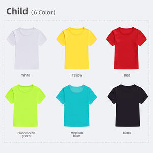 Sublimation <strong>Kids</strong> Tshirts for Boys <strong>Kids</strong> Blank Tshirt Girl for Sublimated Tee Shirt 100% Polyester Cotton Feel Print Custom Logo - Product Image 4
