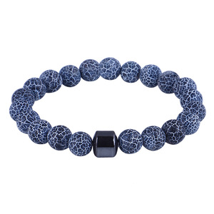 Pulsera Vente Chaude Personnalisé 8mm Cristal Oeil De Tigre Réglable <span class=keywords><strong>Lave</strong></span> Pierre Naturelle Perle Bracelet - Product Image 4