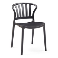 Chaises de salle à manger ergonomiques modernes en plastique PP durable, empilables, imperméables, légères, pliables, pour écoles, restaurants, appartements