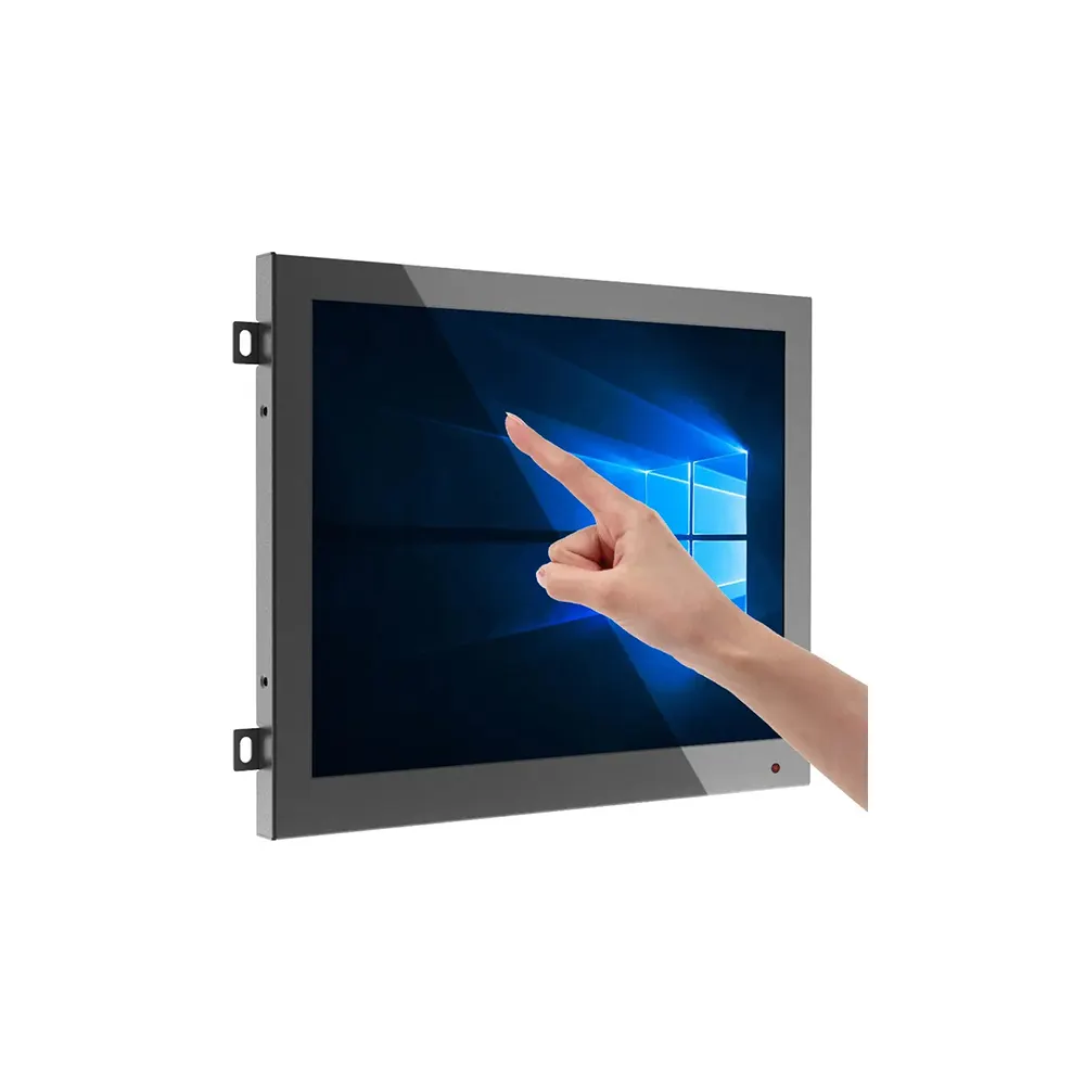 IRTECH endüstriyel dokunmatik ekran monitör için 12.1 inç 15.6 inç açık çerçeve dokunmatik ekran self-service atm kiosk kapasitif açık