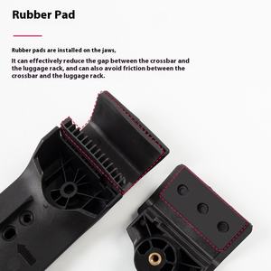 Barre de toit de voiture en alliage d'aluminium HS-77 92x13x12cm pour Subaru <span class=keywords><strong>Asahi</strong></span> Leopard Crosstrek Impreza, capacité de 150 lb - Product Image 4