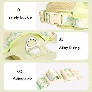 Essential No Pull Comfort Acolchado Oxford Arnés para perros Hebilla de seguridad y ajuste de anillo en <span class=keywords><strong>D</strong></span> para caminar o aventuras diarias - Product Image 4