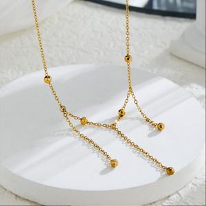 Collares Modernos 2026, Joyería Minimalista Hipoalergénica, Collar de Acero Inoxidable 316L con Baño de Oro PVD de 18k para Mujer - Product Image 3