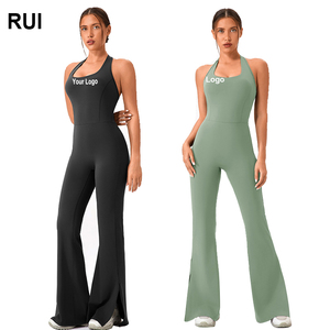 Ruiquwin ชุดออกกำลังกาย2025ใหม่สำหรับผู้หญิงเลกกิ้งรัดรูประบายอากาศได้ดีชุดจั๊มสูทเพลย์สูทบอดี้สูทสำหรับเล่นโยคะ - Product Image 1