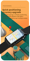 Montre GPS senior 4G avec bouton SOS, détection de chute, moniteur de fréquence cardiaque et de tension artérielle, géolocalisation, IP67, longue autonomie