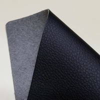 Tissu en similicuir texturé grainé, résistant à l'usure, imperméable et durable pour la tapisserie de canapé et de meubles