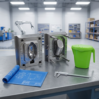 Fabricant de moules d'injection plastique en acier Jingsen P20 pour le moulage de bouilloires domestiques, Zhejiang