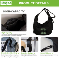 Hong'ao Factory Direct Tragbare Nylon-Tragetaschen mit großer Kapazität Modische Diagonal span Casual Feathers Bows Letters