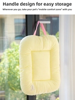 Coussin pour animaux de compagnie, chat, chien, chaton, chiot, taille universelle, multi-tailles XS S M L, rembourré, doux, respirant, lavable, toutes saisons