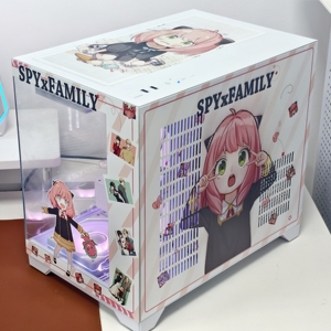 OEM Anya Forger Personnalisé Vertical Plein Côté Verre Trempé M-ATX Mini Ordinateur Boîtiers et Tours pour le Jeu - Product Image 4