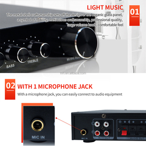 Tnh AM-X108 Di Động Bảng Mini Khuếch Đại Công Suất Nhà Với Bluetooth USB Thẻ SD <span class=keywords><strong>RCA</strong></span> 6.35Mm Đầu Vào Cho Hifi Karaoke Disco Bar - Product Image 3