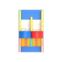 Château sautant familial enfants fête Combo enfants petite taille toboggan maison de rebond château gonflable gonflable maisons jumpy