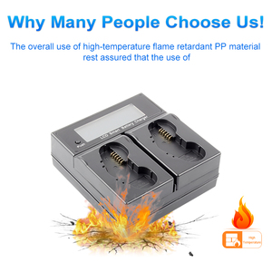 MH-26ชาร์จคู่สำหรับ <span class=keywords><strong>Nikon</strong></span> EN-EL18A EN-EL4a EN-EL4 EN-EL18สำหรับ Canon LP-E4 LP-E4N LP-E19แบตเตอรี่ DC พอร์ตสำหรับกล้อง - Product Image 2