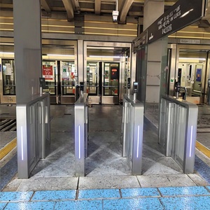 Elektronische Hochgeschwindigkeits-Schnellpass-Drehkreuz sicherheit Kontaktloser Metro-Drehs til mit Mehrfach erkennung für Gesicht und Karte - Product Image 1