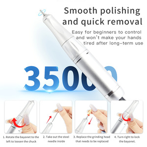 Machine à ongles électrique rechargeable 35000 tr/min avec strass en cristal pour manucure professionnelle - Product Image 6