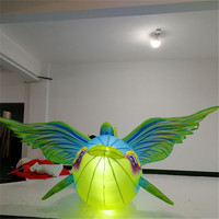 Poisson volant gonflable personnalisé, animal marin, poisson gonflable lumineux, baleine gonflable à vendre