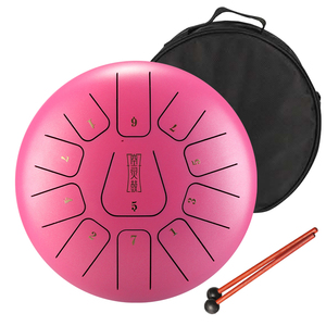 Tambour à langue en acier Hluru, 11 notes, 10 pouces, instruments de musique à percussion, avec bosse, THF11-10 - Product Image 2
