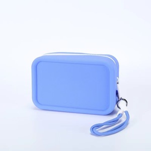 Sac cosmétique en silicone grande capacité, imperméable, portable, sac à main tendance, pochette de rangement pour maquillage de voyage - Product Image 6