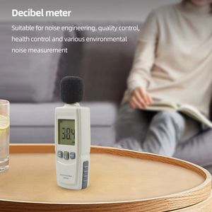 Gm1352 डिजिटल ध्वनि स्तर मीटर शोर परीक्षक 30-130db स्क्रीन में बैकलाइट शोर ऑडियो डिटेक्टर ऑटो माइक्रोफोन - Product Image 2