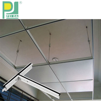 Support de plafond suspendu en T, clips papillon réglables
