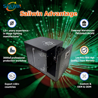 Machine à feu mobile Sailwin CE 10M Outdoor X2 Wave 210 degrés, lance-flammes Isopar, lance-flammes Tornado, contrôle DMX512 pour concert