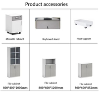 Nouveau bureau Simple poste de travail du personnel unique un siège ordinateur Table bureaux de poste de travail pour une utilisation au bureau