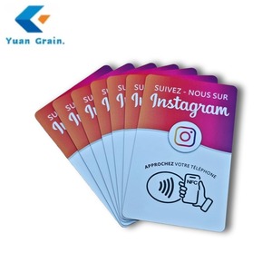 Bán buôn tùy chỉnh RFID PVC Mini Tag NFC tap thẻ với mã <span class=keywords><strong>QR</strong></span> chip cho thanh toán & Phương tiện truyền thông xã hội số lượng lớn đơn đặt hàng - Product Image 3