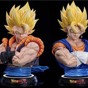 Buste en résine GK grandeur nature personnalisé, anime japonais Goku Gogeta Vegeta, statue pour collection, cadeau, fête d'anime, activités <span class=keywords><strong>manga</strong></span> - Product Image 1