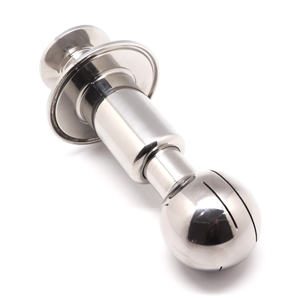 이중 클램프 청소 볼 탱크 피팅 하이 퀄리티 SS304 SS316L 스테인레스 스틸 2Bar 1/2 "-2" OEM ODM 로터리 스프레이 볼 - Product Image 5