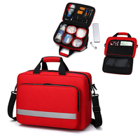 Sac de premiers secours portable multifonctionnel personnalisé, résistant à l'eau, en nylon 600D, pour voiture, usage médical, extérieur