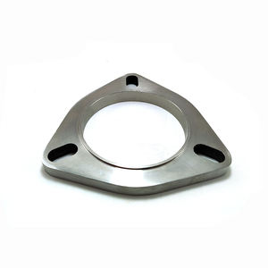 Tubo de Escape Automotriz de Acero Inoxidable Pulido a Espejo, 10mm de Grosor, Brida de Diamante de Dos Orificios, Modificación Universal - Product Image 5