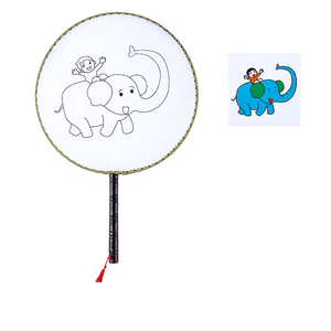 ของเล่นวาดภาพระบายสีแบบสร้างสรรค์แบบทำมือสำหรับเด็กอนุบาลของเล่นเด็กระบายสีกระดาษด้วยมือพัดลม - Product Image 6